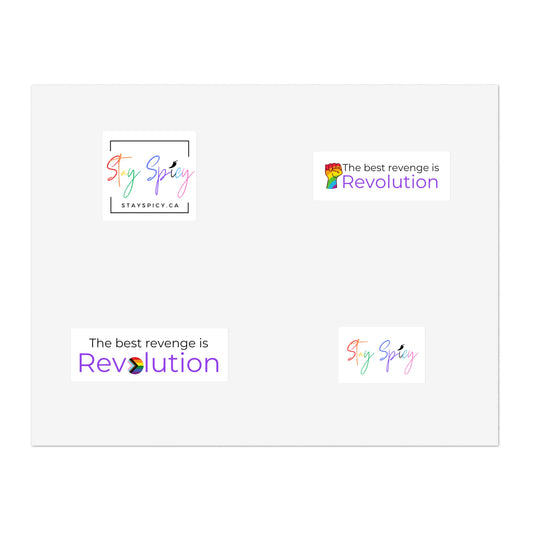Revolution Block Sticker Sheet - Charity Collection