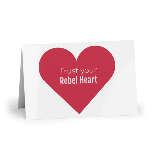 Trust Your Rebel Heart Greeting Card (1 or 10-pcs)