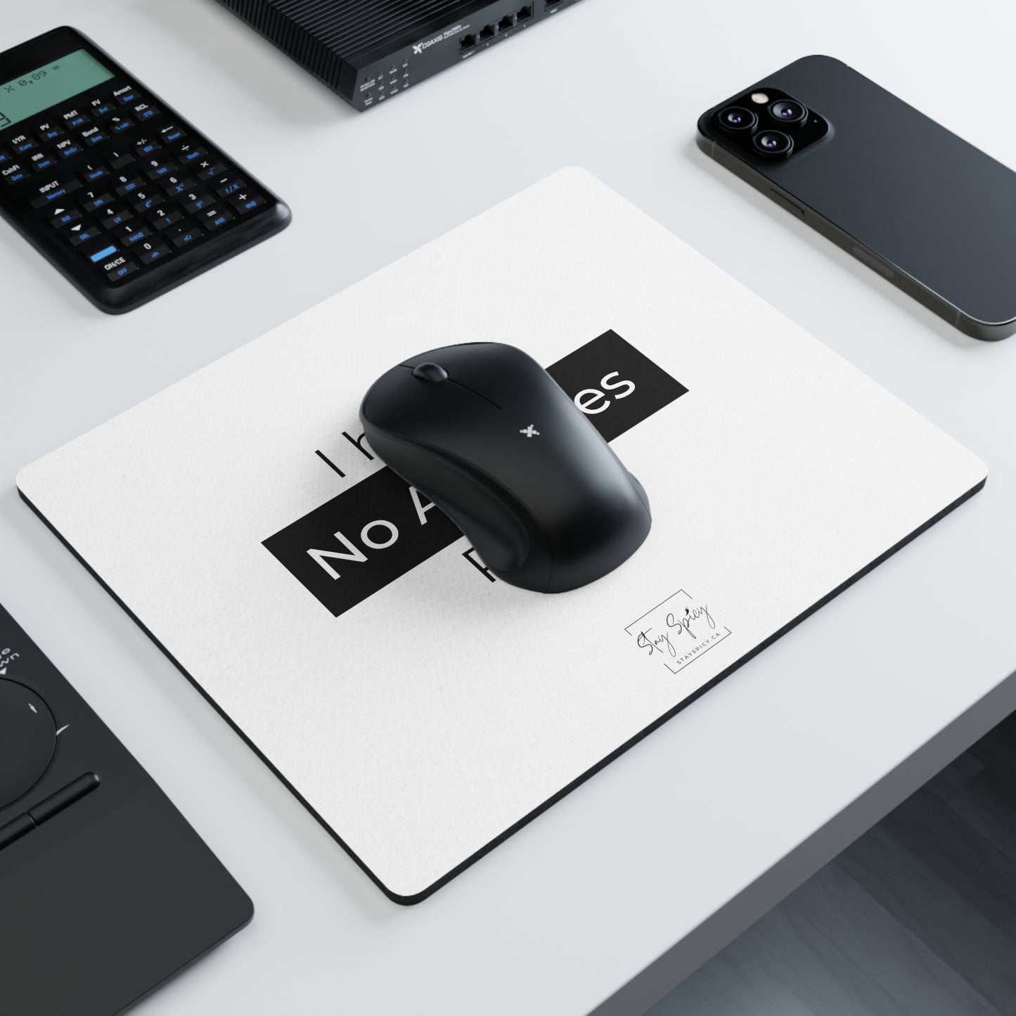 No Assholes Policy Mouse Pad