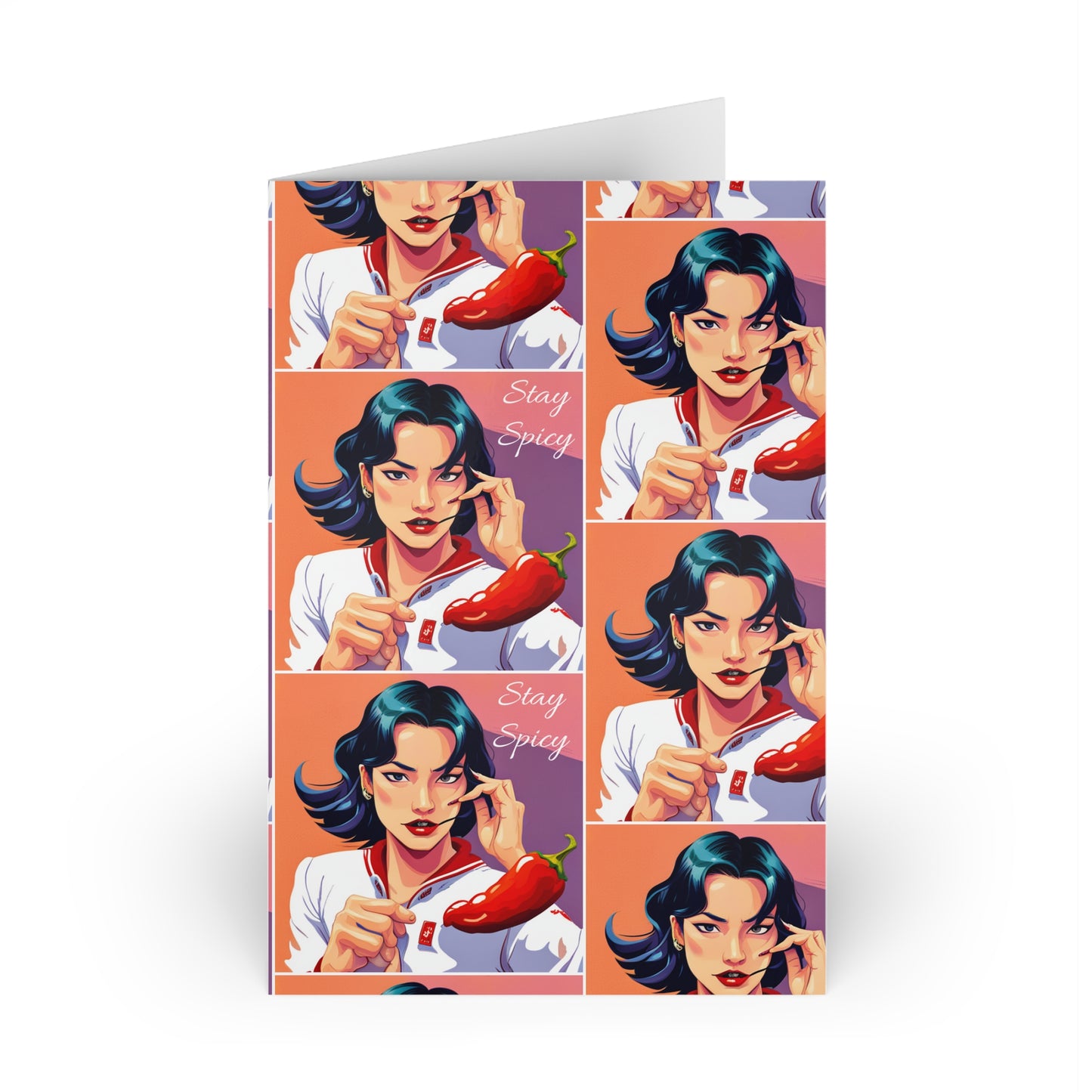 Stay Spicy Greeting Card (1 or 10-pcs)