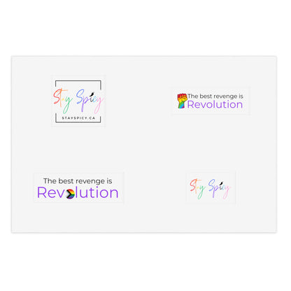 Revolution Block Sticker Sheet - Charity Collection