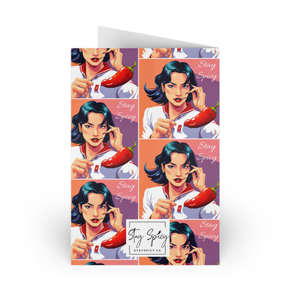 Stay Spicy Greeting Card (1 or 10-pcs)