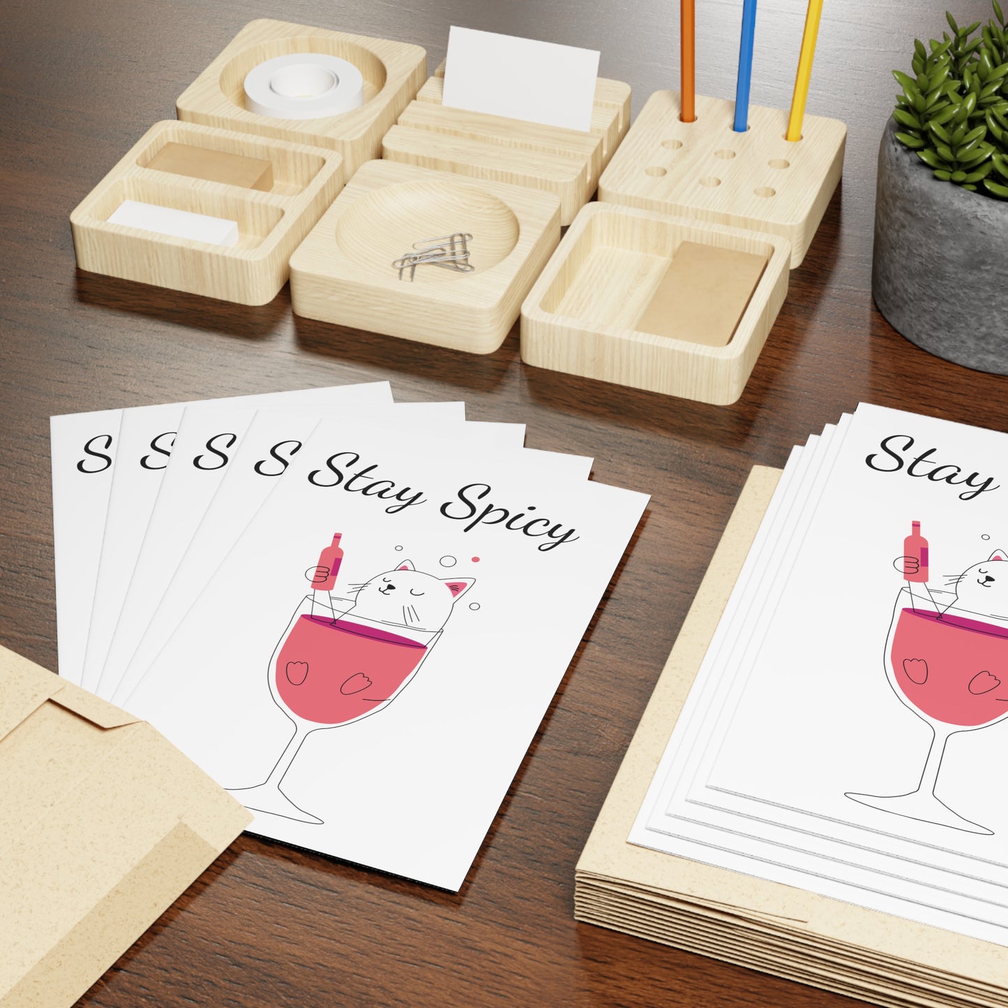 Stay Spicy Greeting Card (1 or 10-pcs)