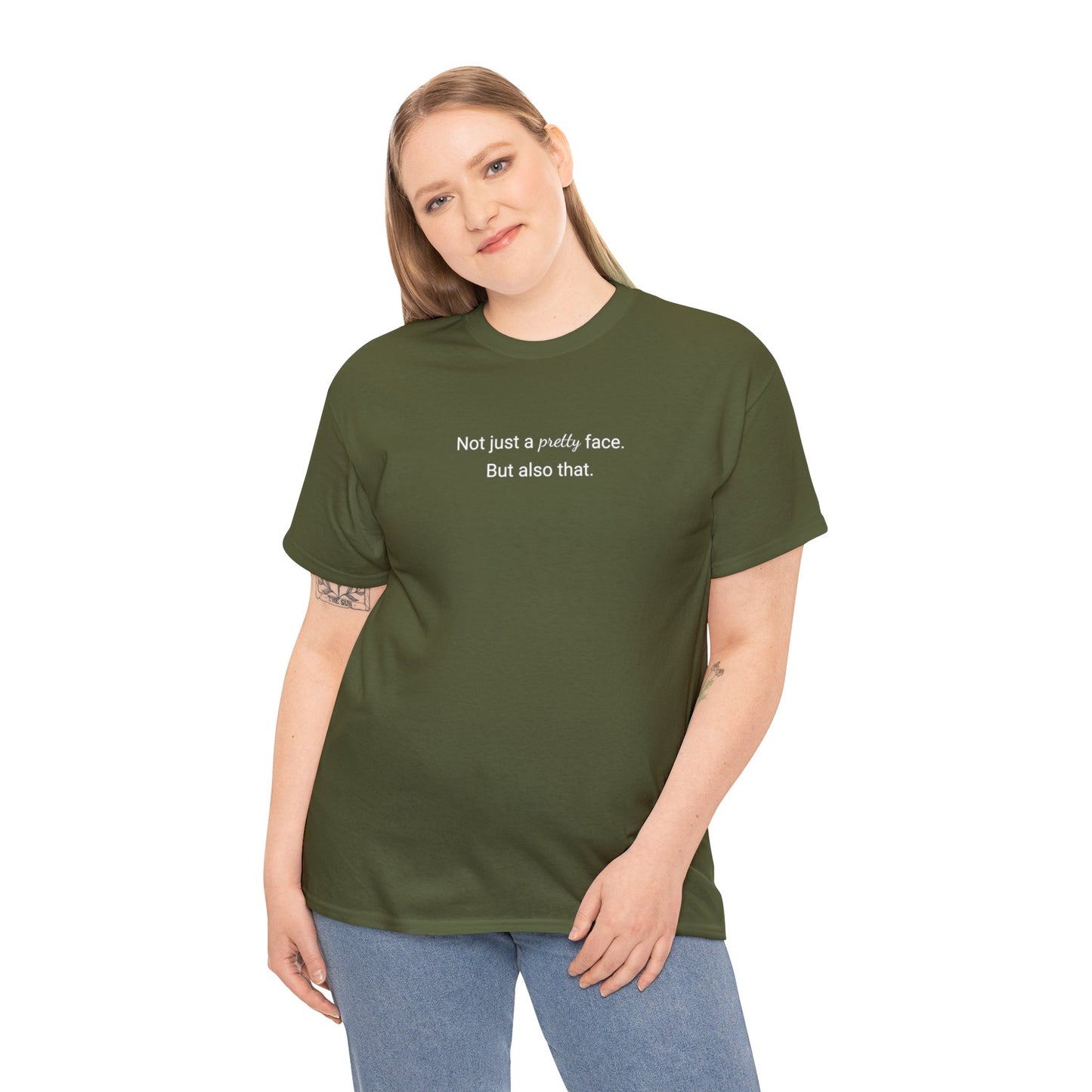 Not Just A Pretty Face - St Patrick's Day T-Shirt