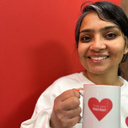 Trust Your Rebel Heart Red Mug